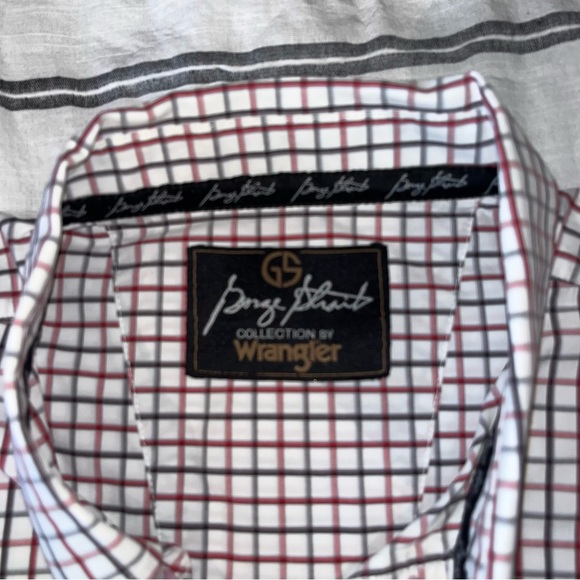 Wrangler George Straight Long Sleeve Button Front Shirt Country Western Ranch - Picture 2 of 10